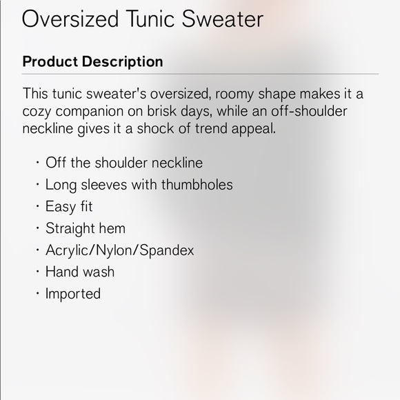 Oversized Sweater from Express ✨✨ Brand New - Picture 4 of 8