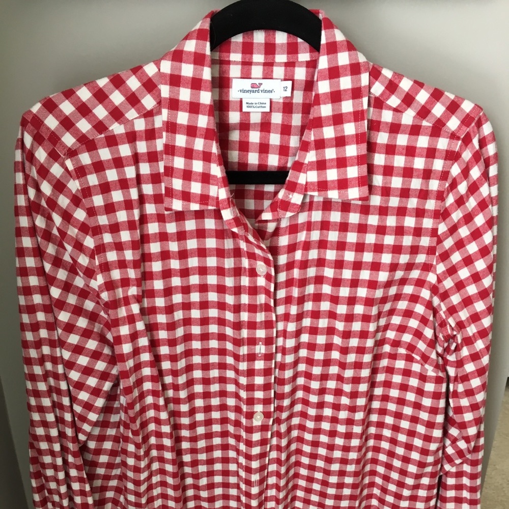 Vineyard Vines flannel button up shirt