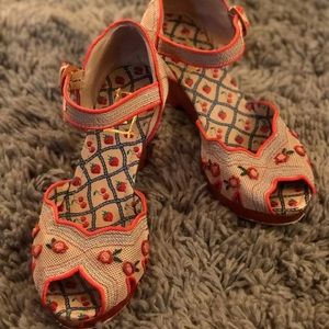 Miss L-Fire Strawberry Heels in Size 10