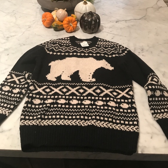 NWT Crewcuts Lambswool Polar Bear Sweater 🐻 - Picture 1 of 3