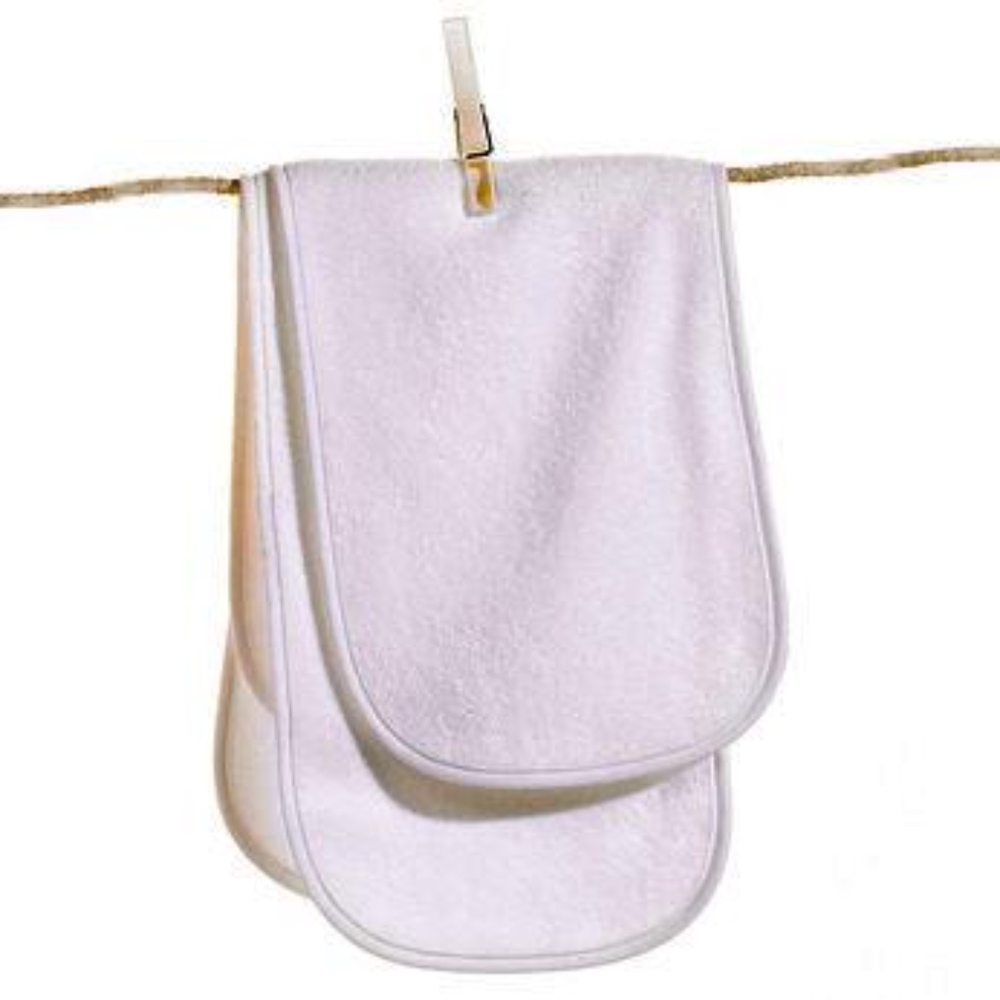 organic cotton burp cloths 2pc set