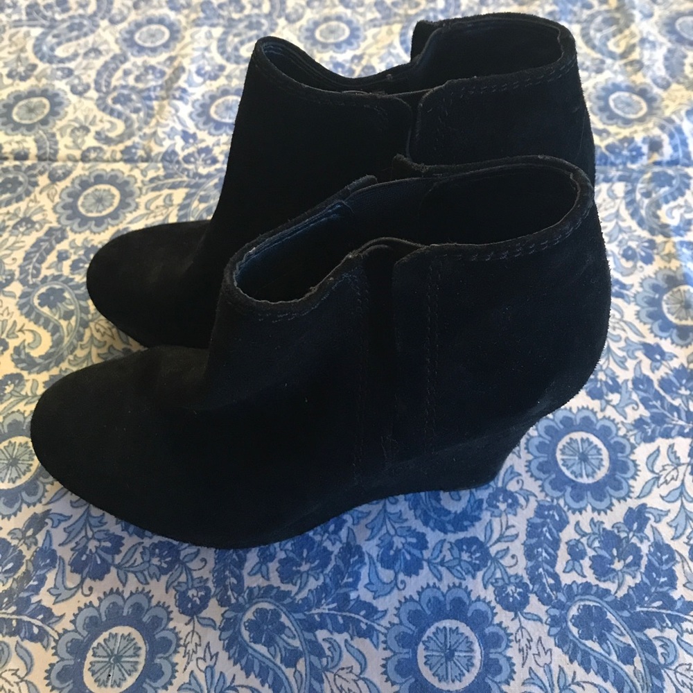 Black Suede Booties