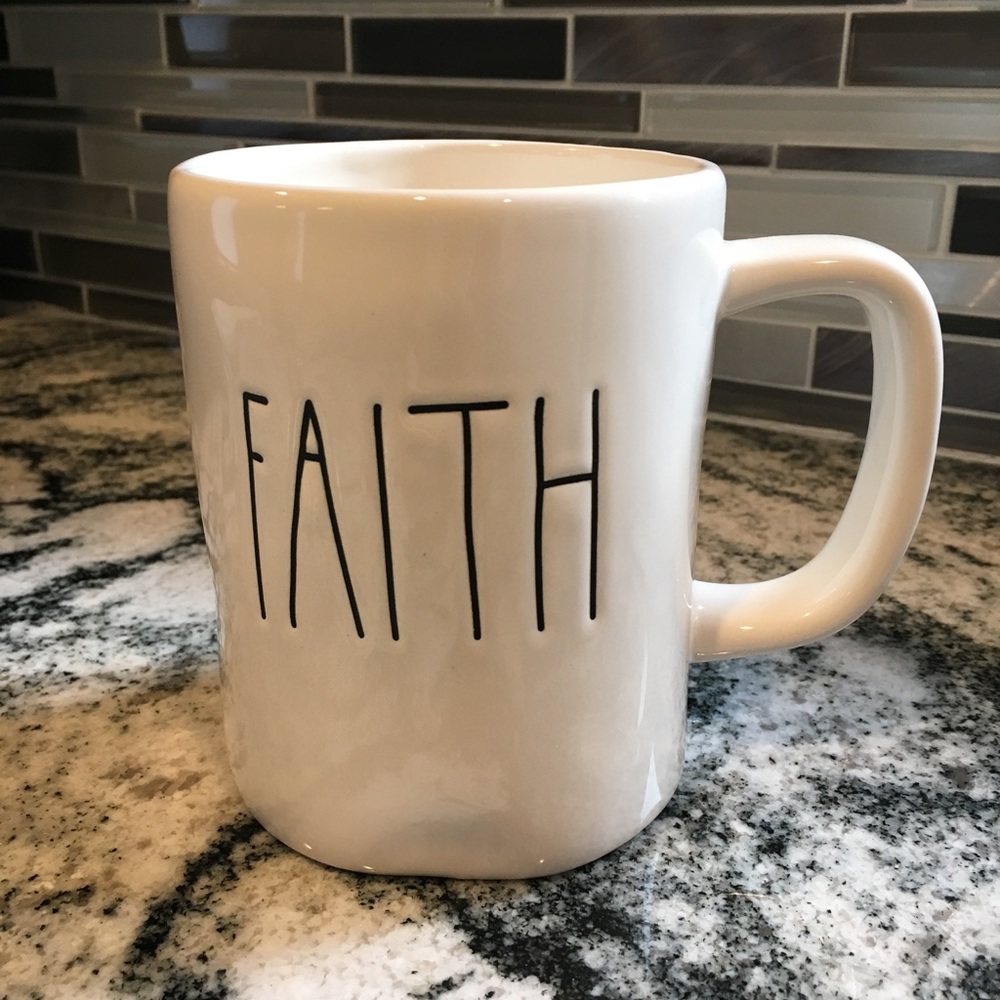 New Rae Dunn "Faith" Mug - shipped with care