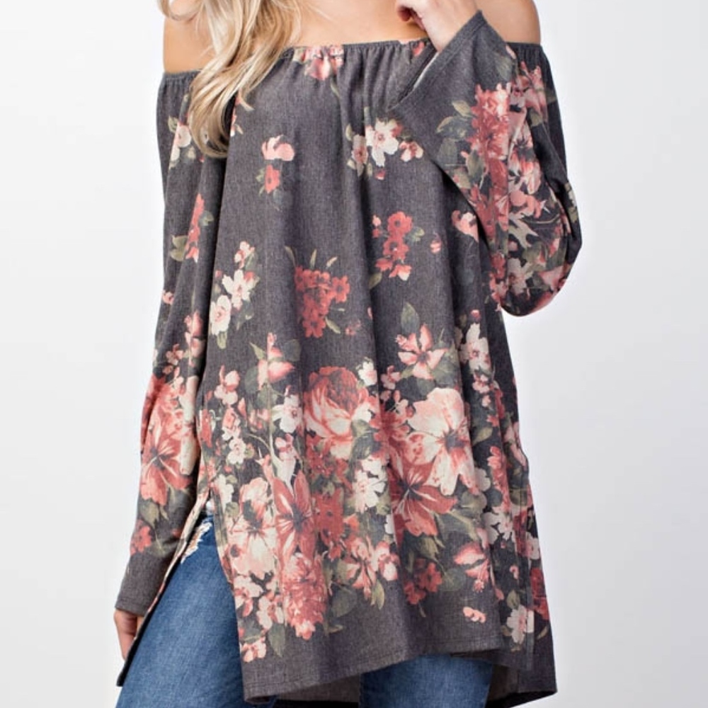 Floral Off The Shoulder Top