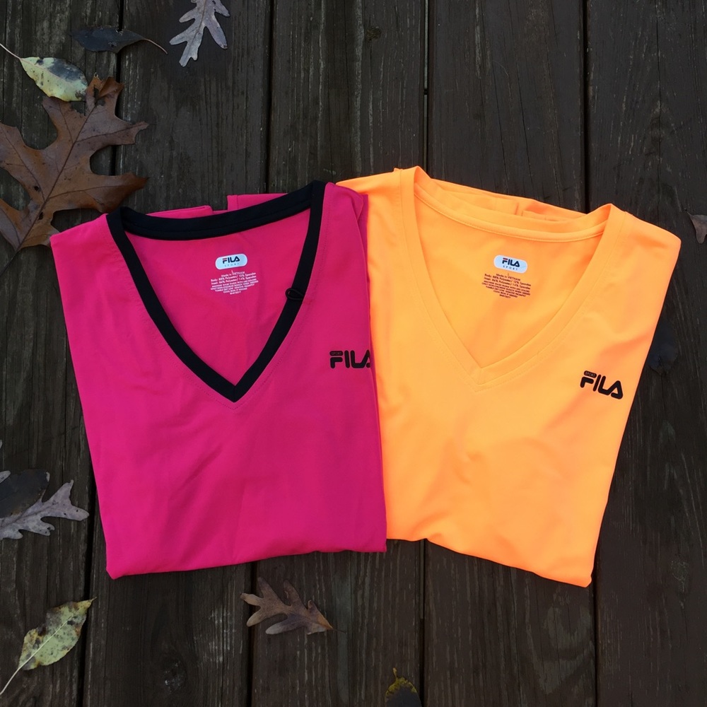 2 Fila Sport Workout Shirts (Super lightweight)