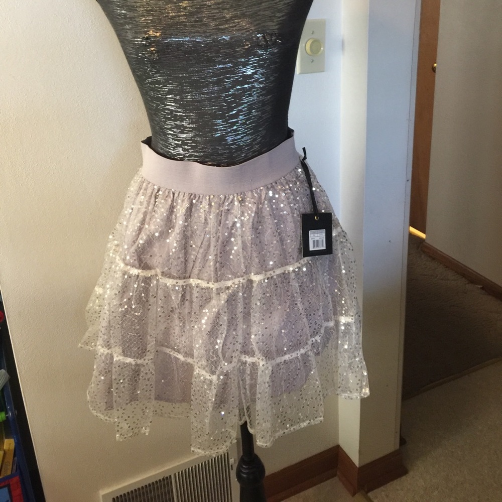 Tan Sequin TuTu Skirt