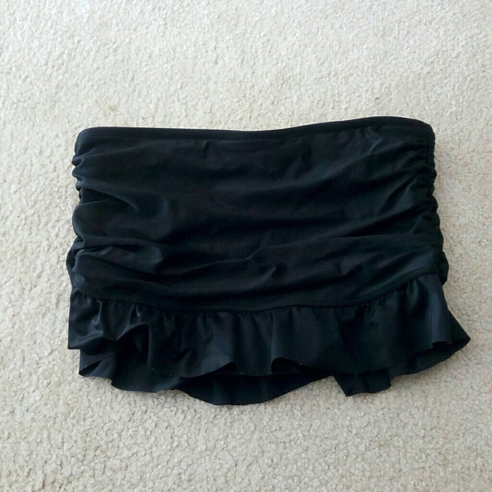 **2/$15** Women's Black Swim Skirt Size 6
