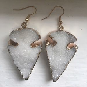 🌈REAL DRUZY STONE EARRINGS🌈