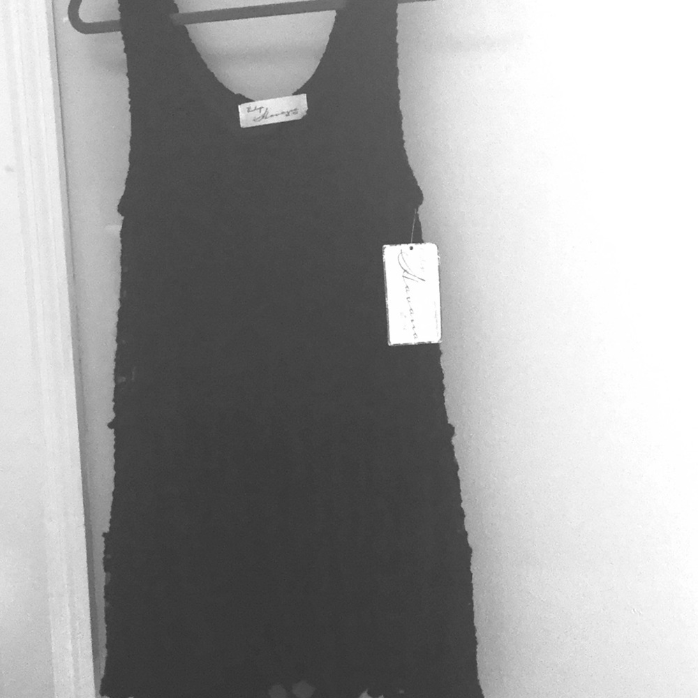 Vintage Havana Black Lace Baby Doll Dress
