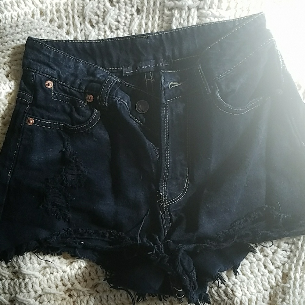 High Waist Black shorts