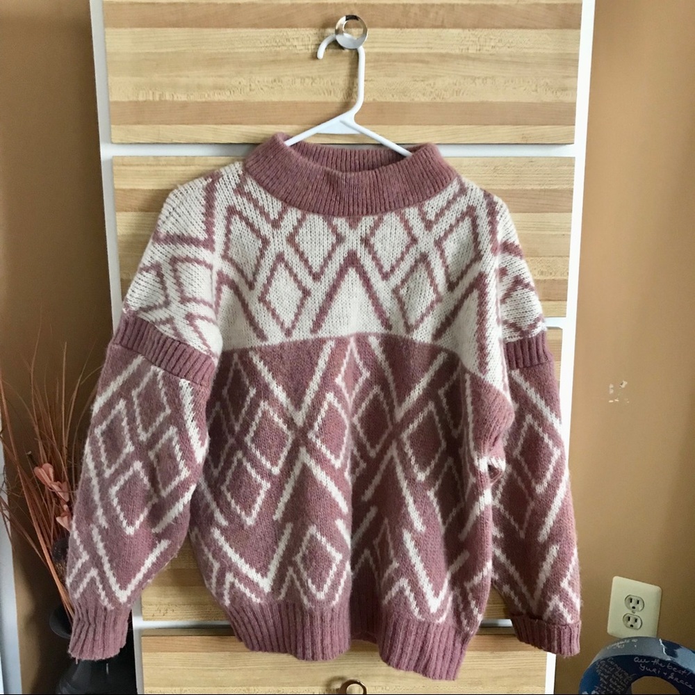 Vintage Hilda Ltd Wool Nordic Fair Isle Sweater
