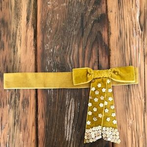 Anthropologie Velvet Belt