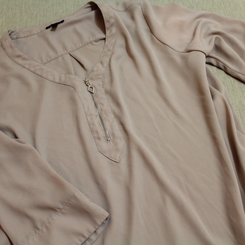 Professional Tan Blouse