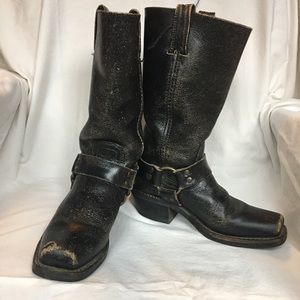 FRYE Distressed Leather boots