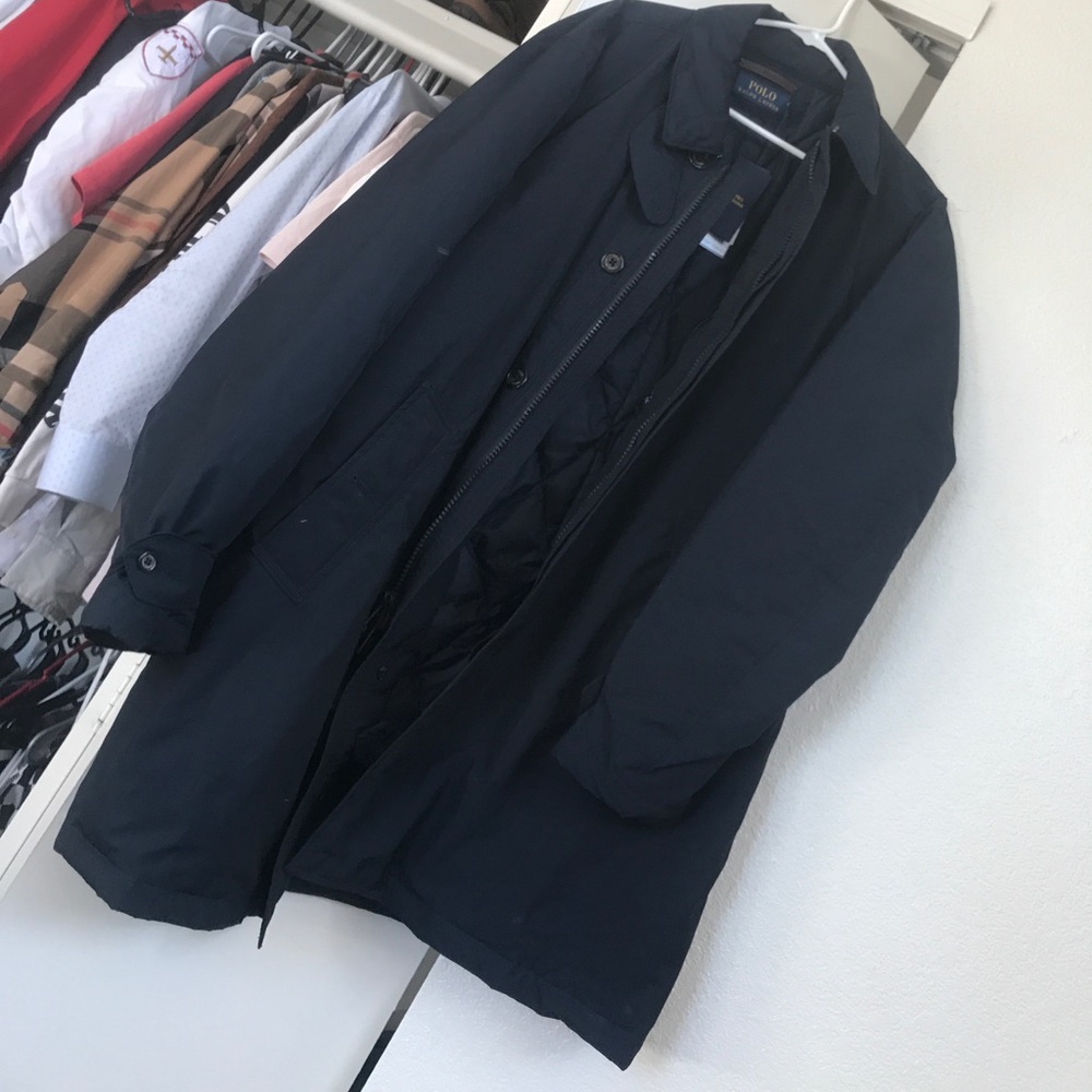 Ralph. Lauren Trench coat with back split new worn