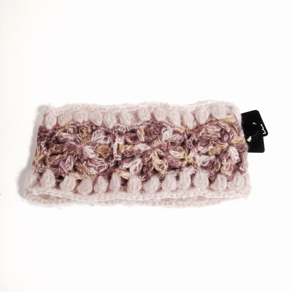 Soft Hand crocheted Headwrap