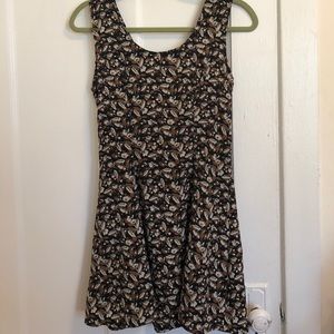 Urban Outfitters Fall Tie Back Dress