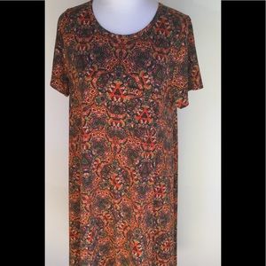 Large LuLaRoe Carly Dress BEAUTIFUL