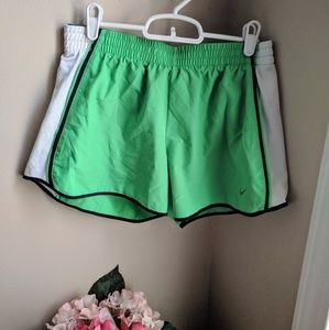 Nike Lime Green Dri-Fit Running Shorts