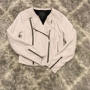 Paige Devin Genuine leather Moto Jacket Size L