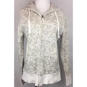 Merona jacket size medium fleece lined beige