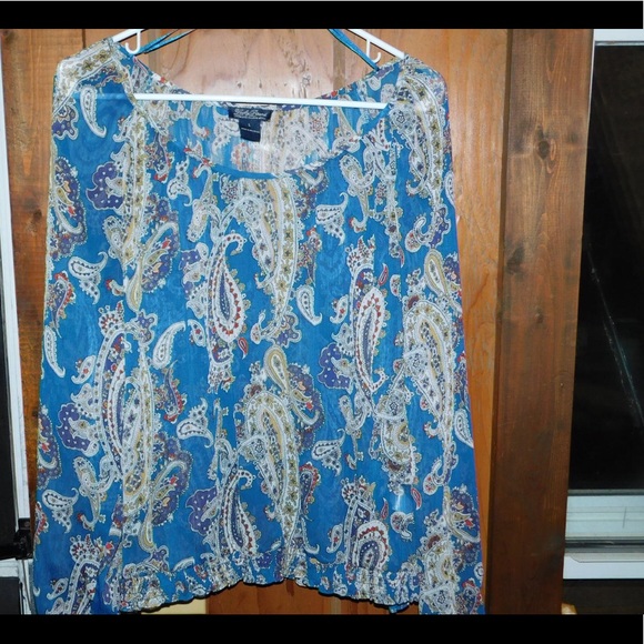 Lucky Brand Tops - Lucky Brand Sheer Shirt
