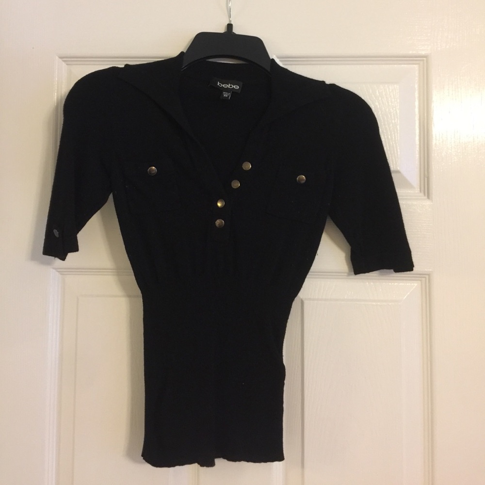 Bebe black shirt