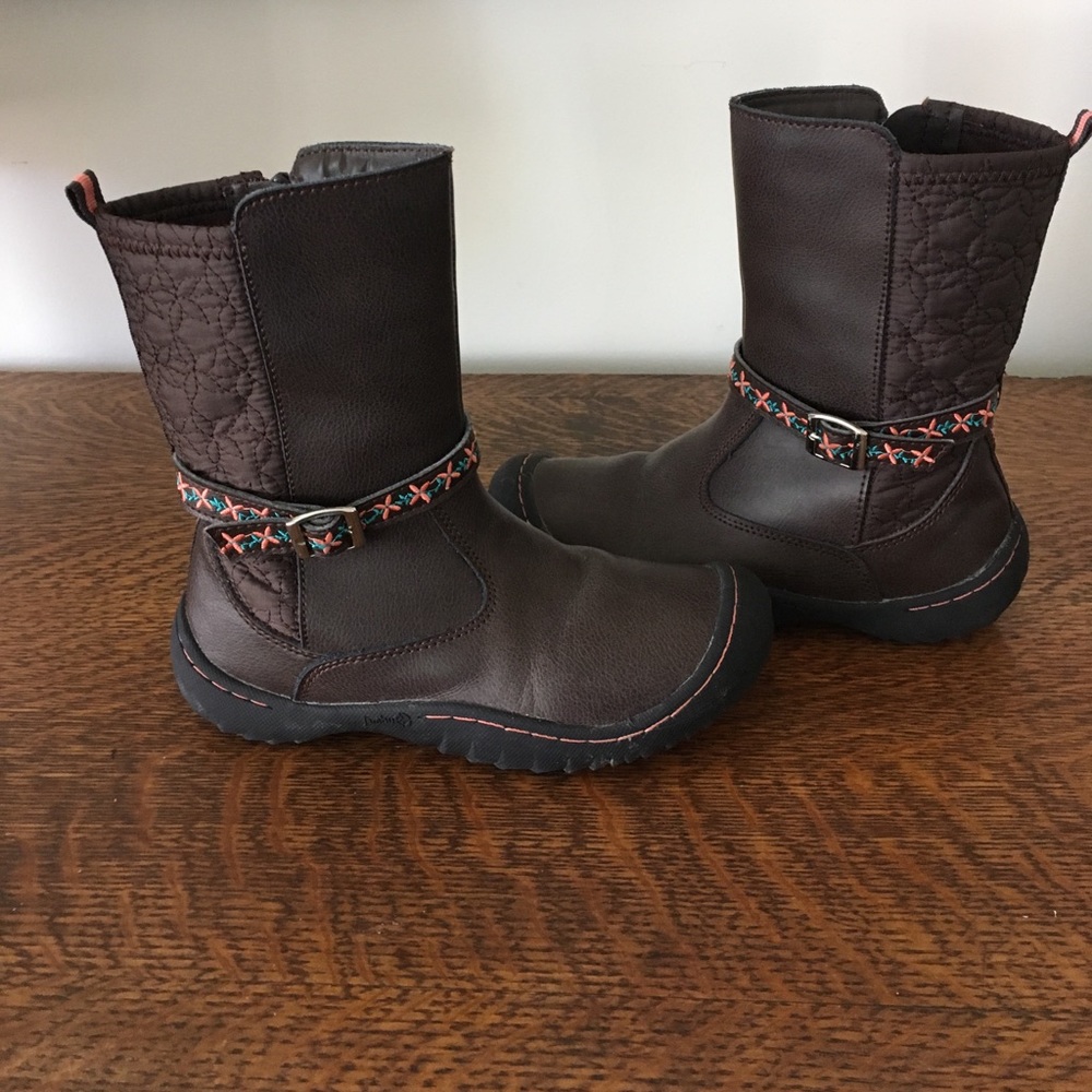 Jambu Kids Girls size 2 Leather Midi Boots