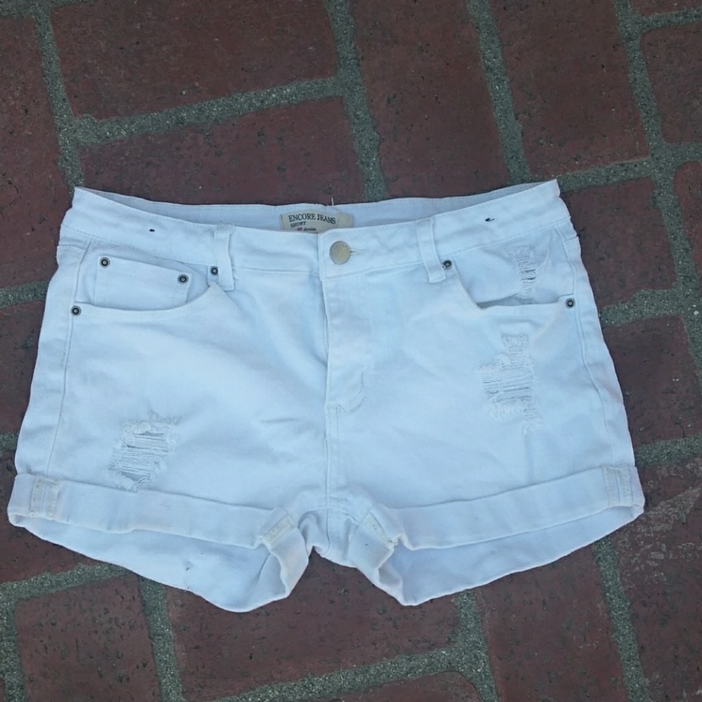 White shorts