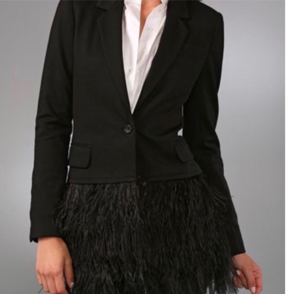 Elizabeth and James New Feather blazer/dress