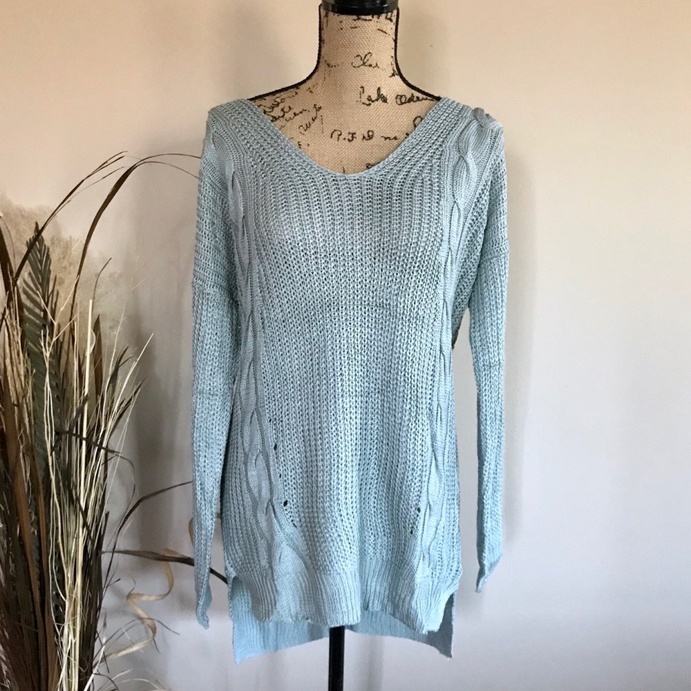 Last 1! Cross back tunic sweater - Picture 6 of 7