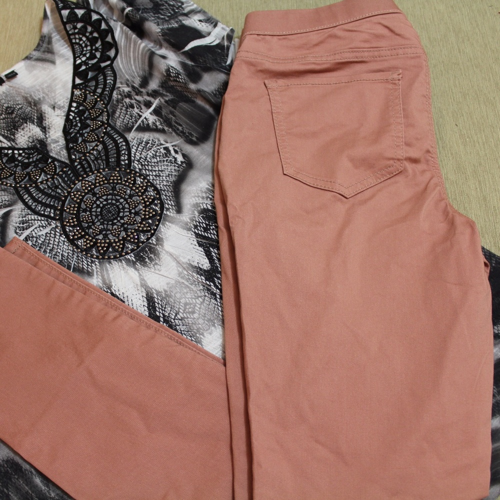 NEW Faded Pink Pants