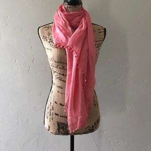 Ann Taylor fuchsia scarf