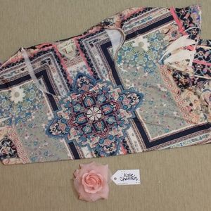 Beautiful Pink and Blue Shirt