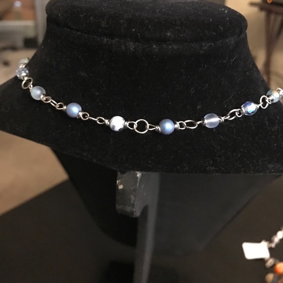 🐦Czech glass necklace w/birds - Picture 4 of 4