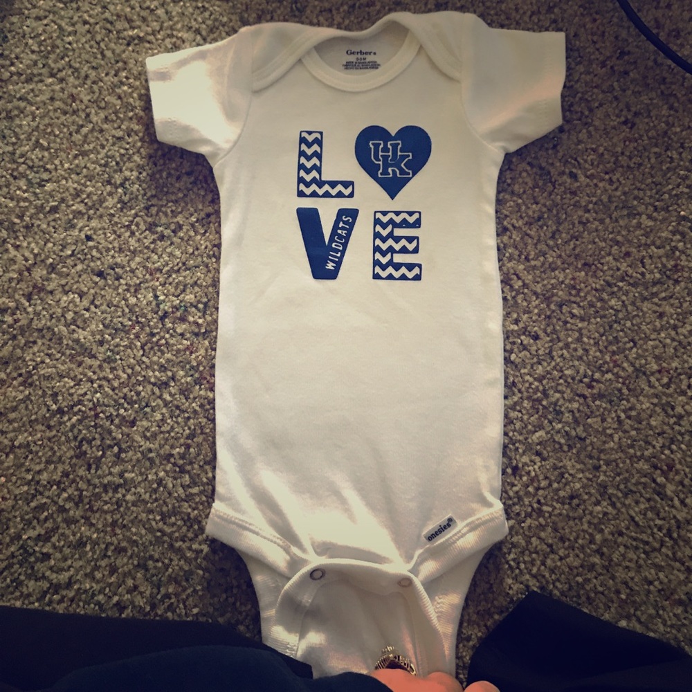 Kentucky wildcats onesie