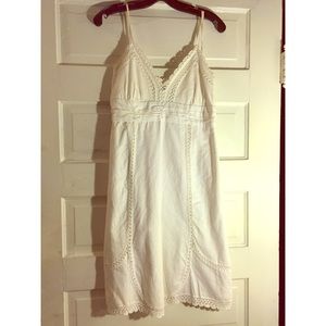 Lilly Pulitzer Crochet White Linen Dress
