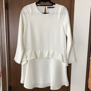 NEW Zara White Mini Dress