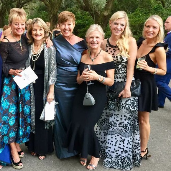 Marchesa Notte Embroidered Tulle Gown - Picture 4 of 4