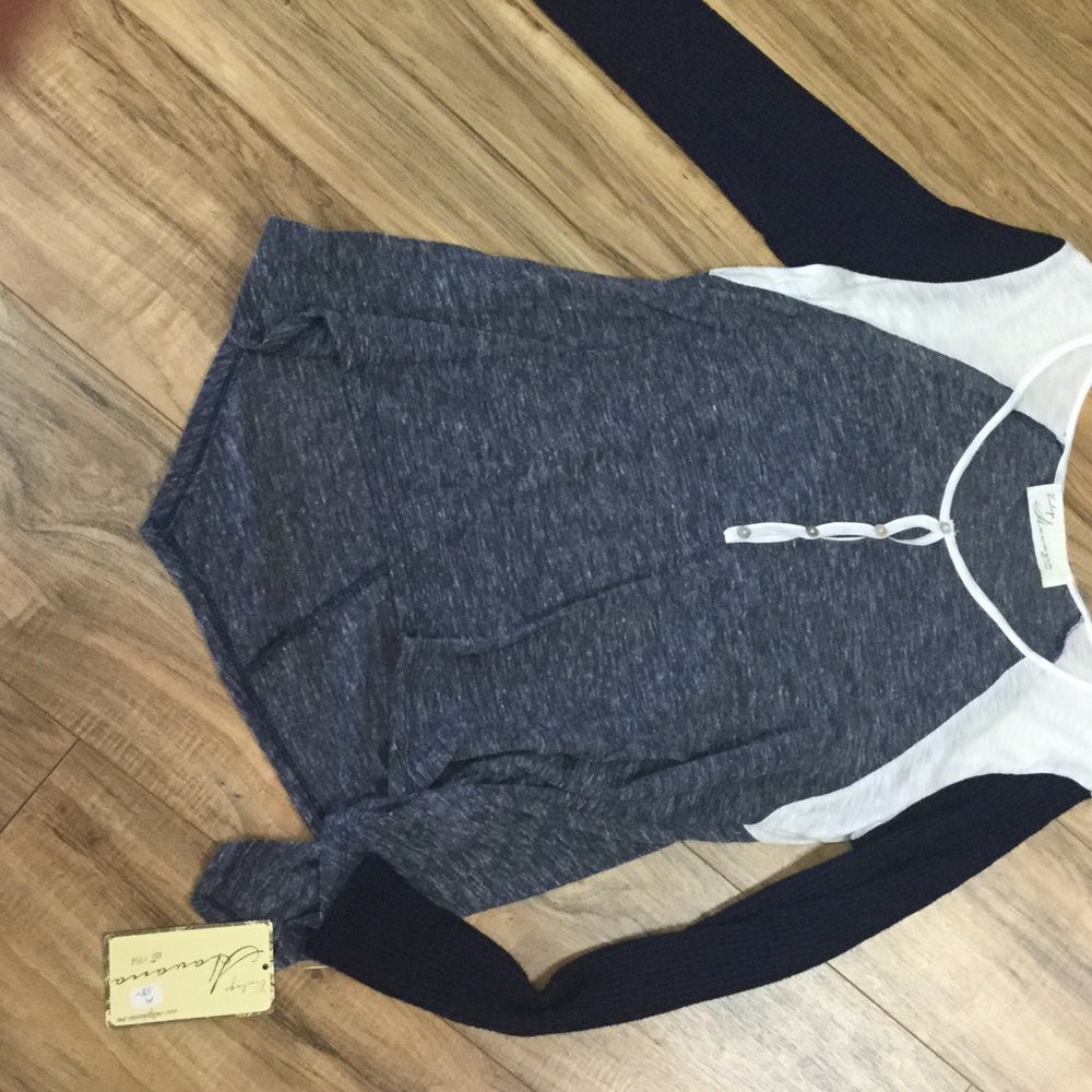 Vintage Havana Navy and White Shirt