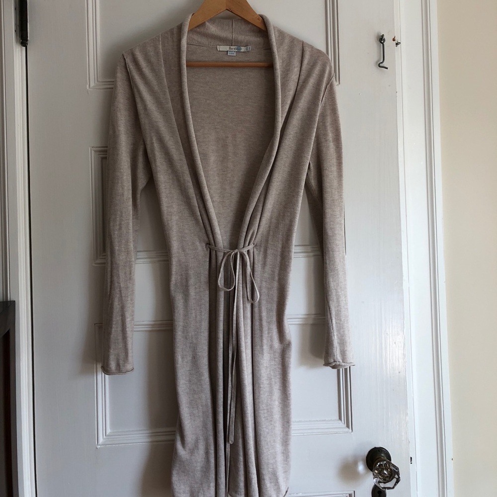 Long Tan Tie Cardigan - Boden