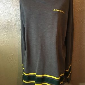 NWT Oregon Ducks sequin tunic sweatshirt