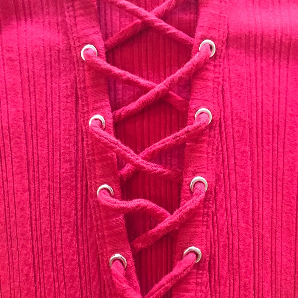 Deep V Criss Cross Body Suit - Worn once!