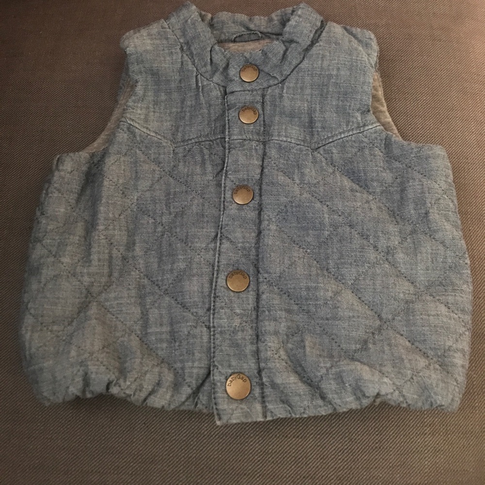 Toddler denim vest