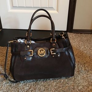Authentic Michael Kors Suede Handbag