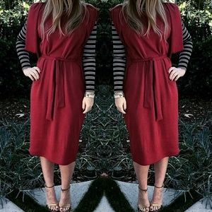 Maroon Versatile Dress