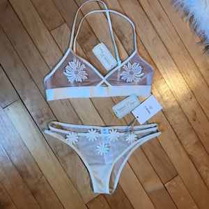 bralette and panty set NEW WITH TAGS !