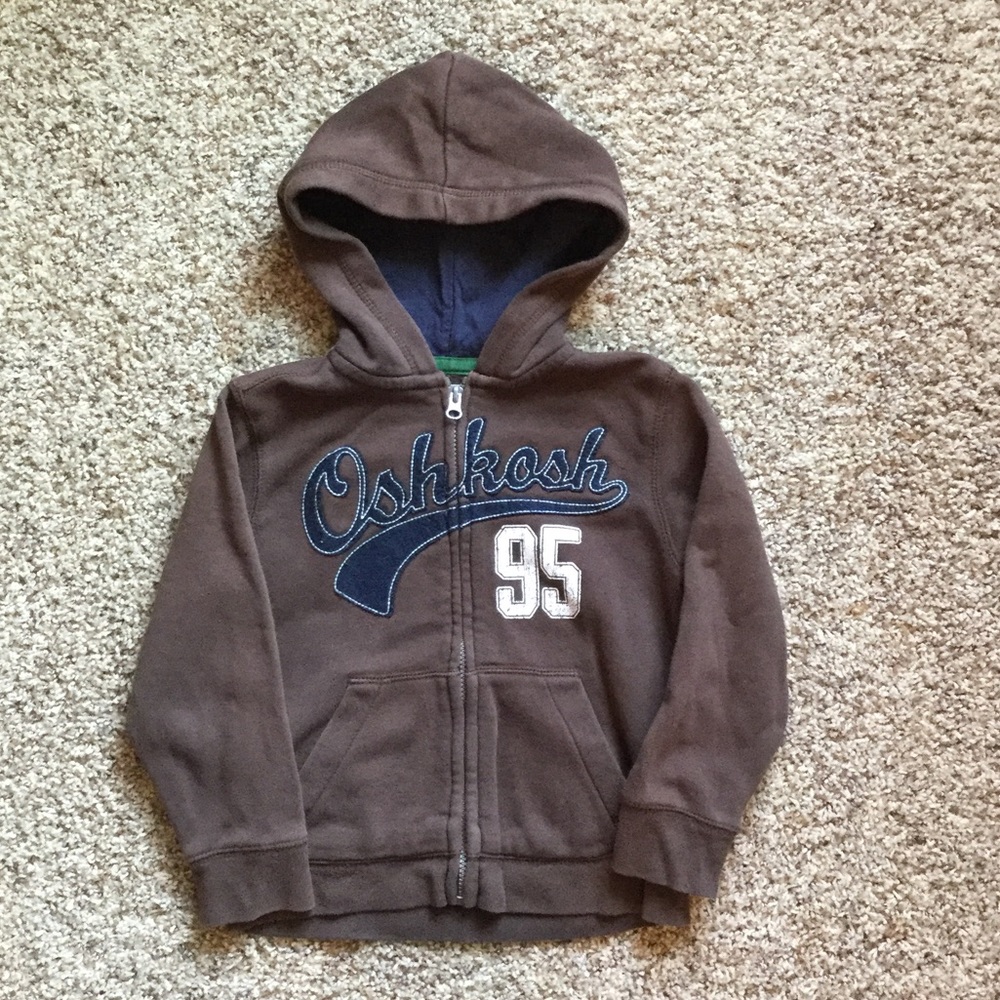 Boy's Osh Kosh Zip up Hoodie Size 5