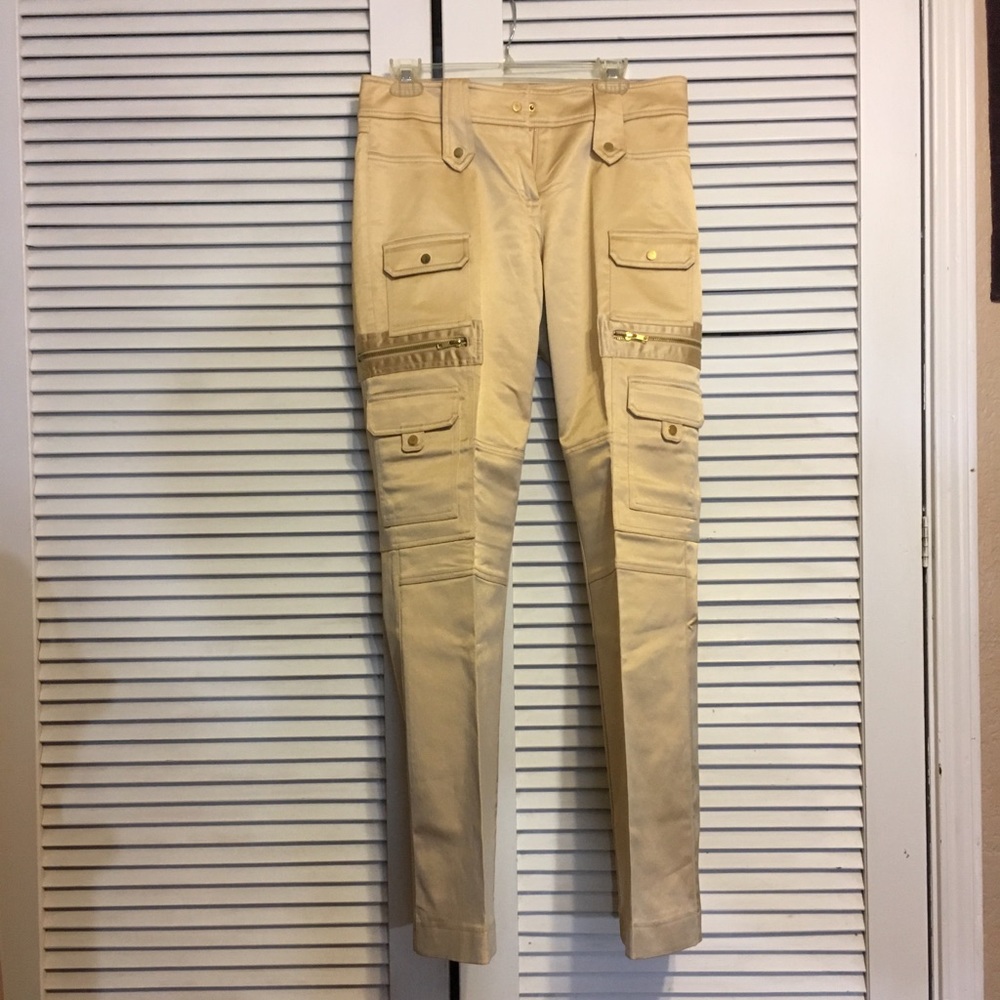 Gold metallic  Cache pants