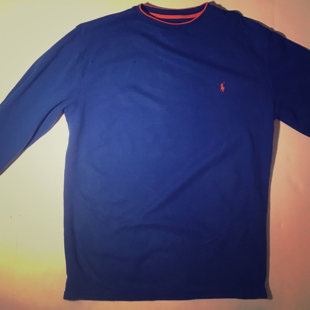 Polo Ralph Lauren Blue Long sleeve Shirt- L